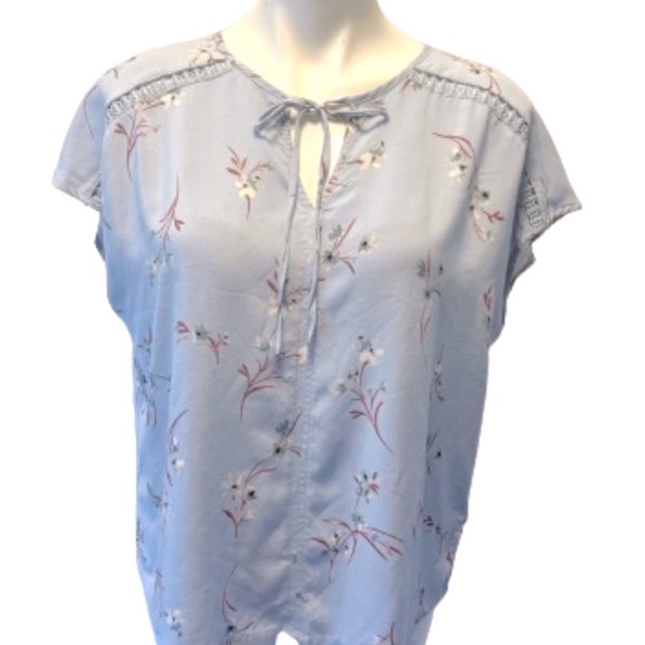 Como Vintage Women's Floral Boho Short Sleeve Top - Picture 2 of 9